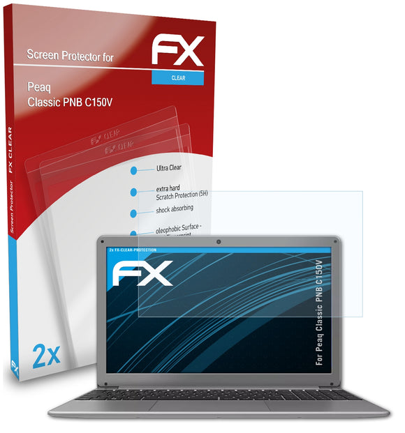 atFoliX FX-Clear Schutzfolie für Peaq Classic PNB C150V