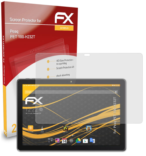 atFoliX FX-Antireflex Displayschutzfolie für Peaq PET 100-H232T