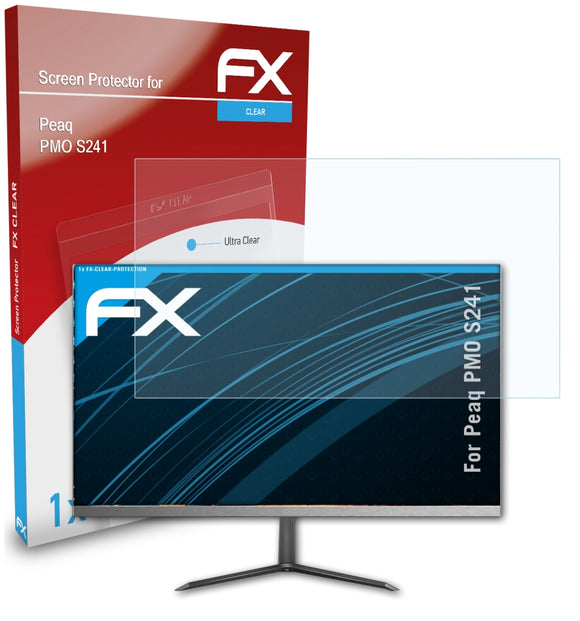atFoliX FX-Clear Schutzfolie für Peaq PMO S241