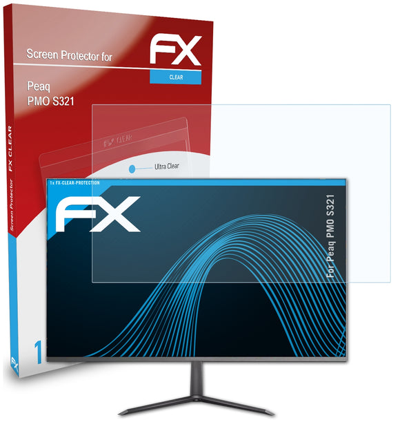 atFoliX FX-Clear Schutzfolie für Peaq PMO S321