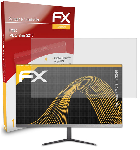atFoliX FX-Antireflex Displayschutzfolie für Peaq PMO Slim S240