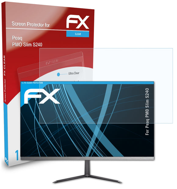 atFoliX FX-Clear Schutzfolie für Peaq PMO Slim S240