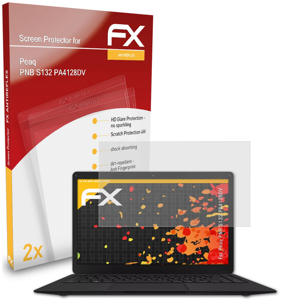 atFoliX FX-Antireflex Displayschutzfolie für Peaq PNB S132 (PA4128DV)