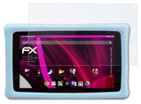 Glasfolie atFoliX kompatibel mit Pebble Gear Frozen 2 Kids Tablet, 9H Hybrid-Glass FX