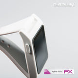 Glasfolie atFoliX kompatibel mit Pebble Pebble 2, 9H Hybrid-Glass FX