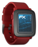 Schutzfolie atFoliX kompatibel mit Pebble Time, ultraklare FX (3X)