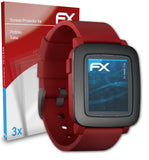 atFoliX FX-Clear Schutzfolie für Pebble Time