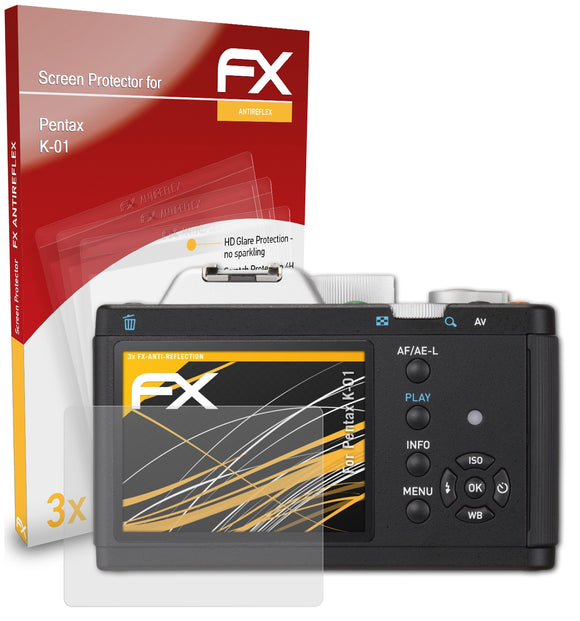 atFoliX FX-Antireflex Displayschutzfolie für Pentax K-01