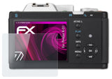 Glasfolie atFoliX kompatibel mit Pentax K-01, 9H Hybrid-Glass FX
