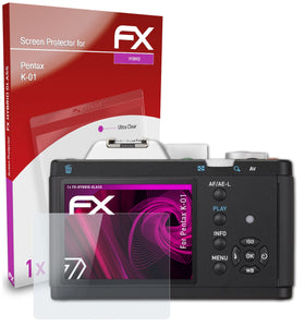 atFoliX FX-Hybrid-Glass Panzerglasfolie für Pentax K-01