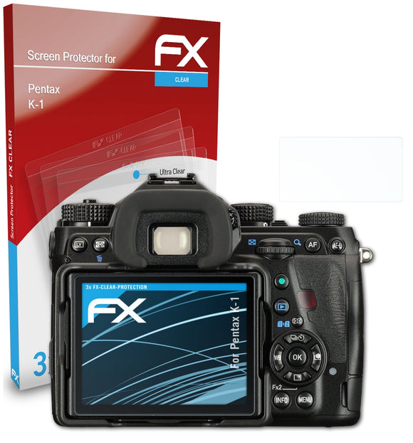 atFoliX FX-Clear Schutzfolie für Pentax K-1