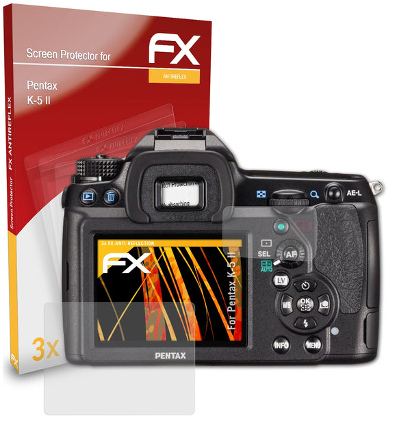 atFoliX FX-Antireflex Displayschutzfolie für Pentax K-5 II