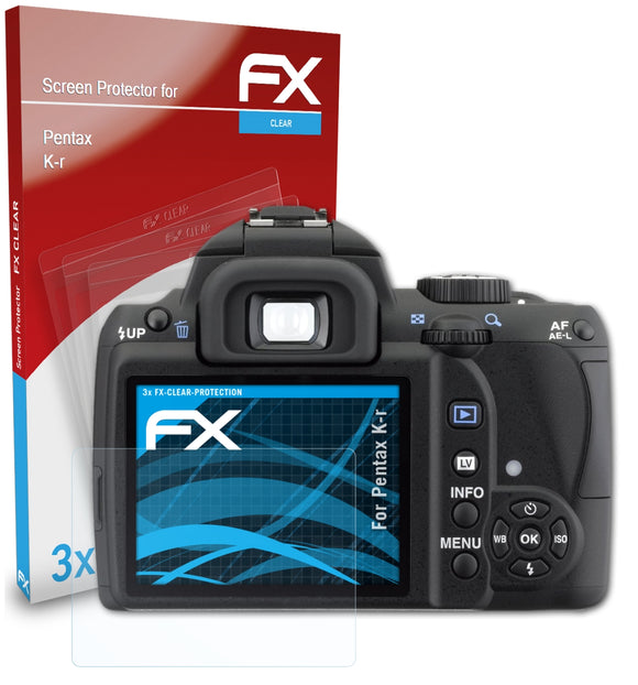 atFoliX FX-Clear Schutzfolie für Pentax K-r