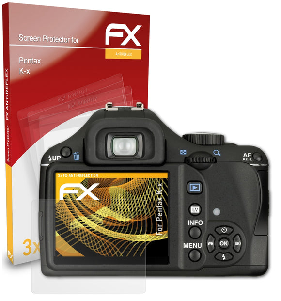 atFoliX FX-Antireflex Displayschutzfolie für Pentax K-x
