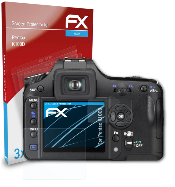 atFoliX FX-Clear Schutzfolie für Pentax K100D