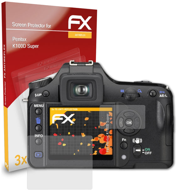 atFoliX FX-Antireflex Displayschutzfolie für Pentax K100D Super