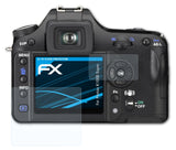 Schutzfolie atFoliX kompatibel mit Pentax K100D Super, ultraklare FX (3er Set)