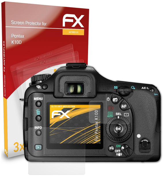 atFoliX FX-Antireflex Displayschutzfolie für Pentax K10D
