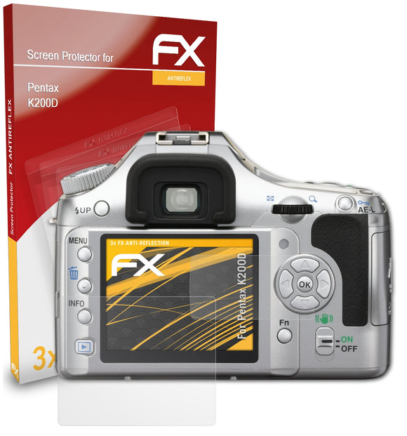 atFoliX FX-Antireflex Displayschutzfolie für Pentax K200D
