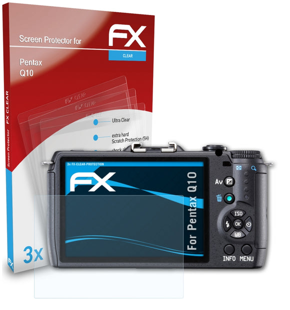 atFoliX FX-Clear Schutzfolie für Pentax Q10