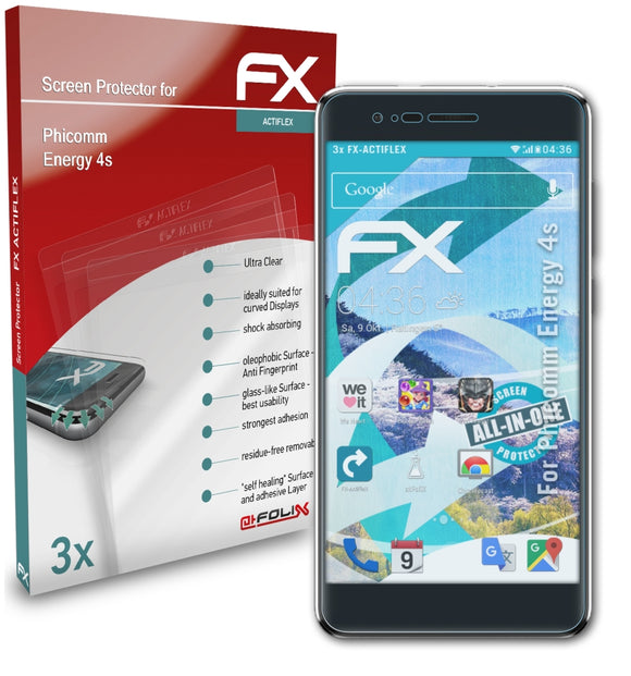 atFoliX FX-ActiFleX Displayschutzfolie für Phicomm Energy 4s