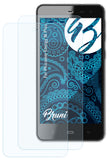 Bruni Schutzfolie kompatibel mit Phicomm Energy M Plus, glasklare Folie (2X)