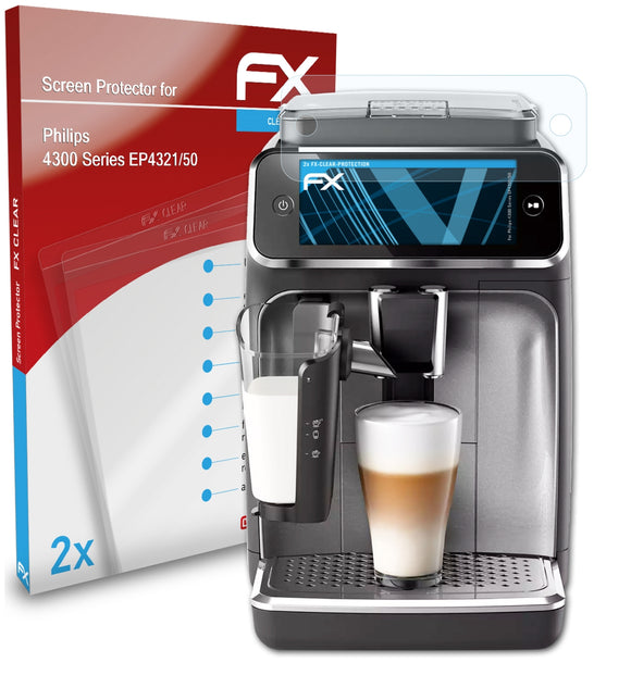 atFoliX FX-Clear Schutzfolie für Philips 4300 Series (EP4321/50)