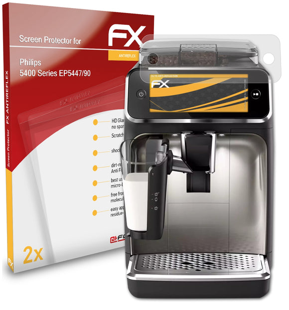 atFoliX FX-Antireflex Displayschutzfolie für Philips 5400 Series (EP5447/90)