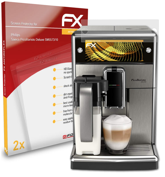 atFoliX FX-Antireflex Displayschutzfolie für Philips Saeco PicoBaristo Deluxe (SM5573/10)