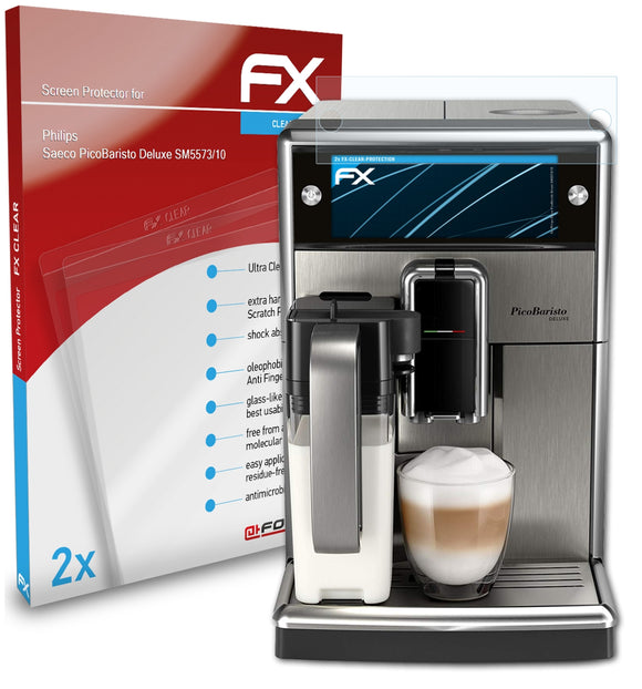 atFoliX FX-Clear Schutzfolie für Philips Saeco PicoBaristo Deluxe (SM5573/10)