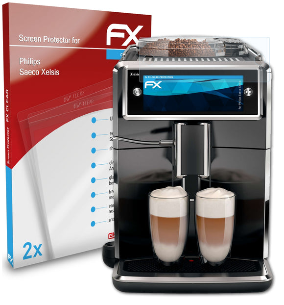 atFoliX FX-Clear Schutzfolie für Philips Saeco Xelsis