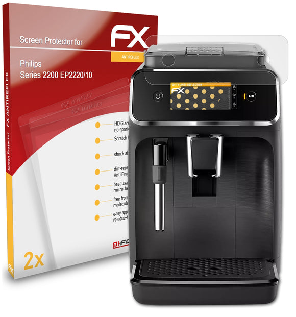 atFoliX FX-Antireflex Displayschutzfolie für Philips Series 2200 (EP2220/10)
