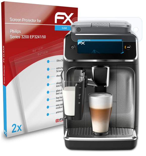 atFoliX FX-Clear Schutzfolie für Philips Series 3200 (EP3241/50)
