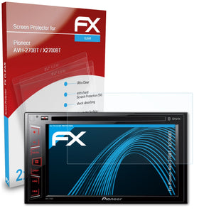 atFoliX FX-Clear Schutzfolie für Pioneer AVH-270BT / X2700BT