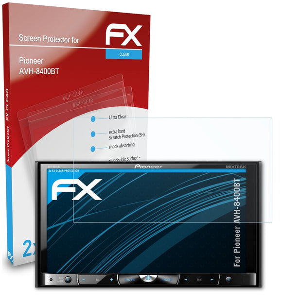 atFoliX FX-Clear Schutzfolie für Pioneer AVH-8400BT