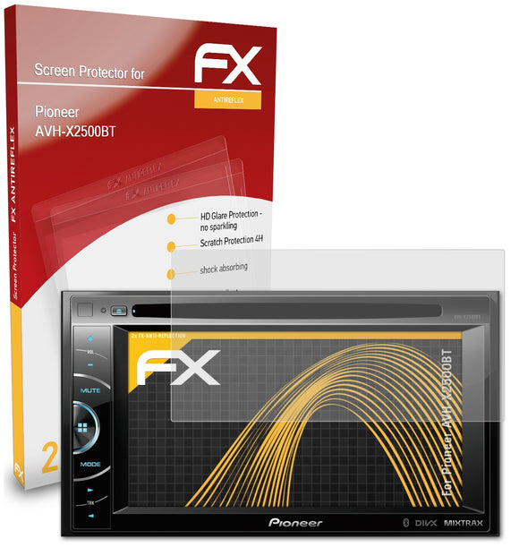 atFoliX FX-Antireflex Displayschutzfolie für Pioneer AVH-X2500BT