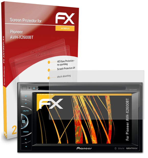 atFoliX FX-Antireflex Displayschutzfolie für Pioneer AVH-X2600BT