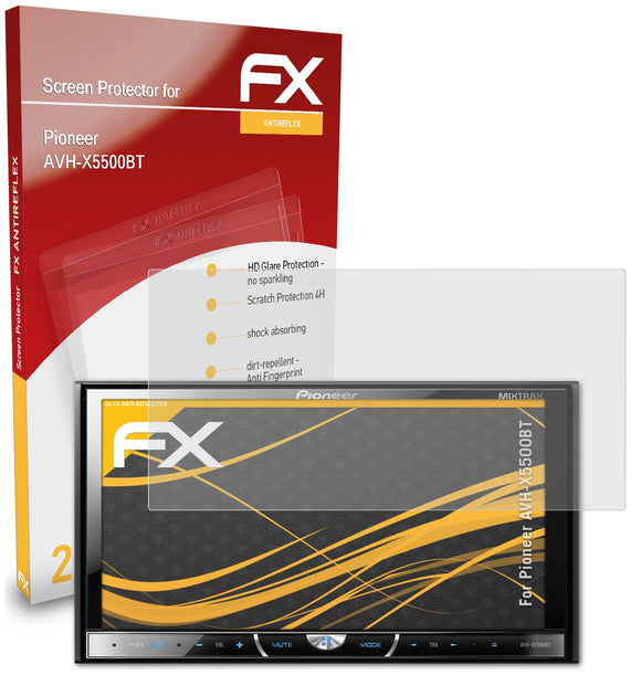 atFoliX FX-Antireflex Displayschutzfolie für Pioneer AVH-X5500BT