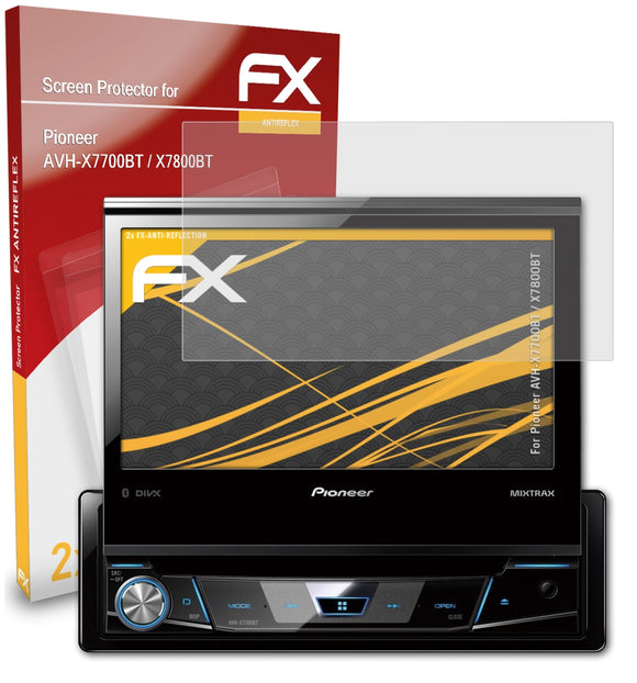 atFoliX FX-Antireflex Displayschutzfolie für Pioneer AVH-X7700BT / X7800BT