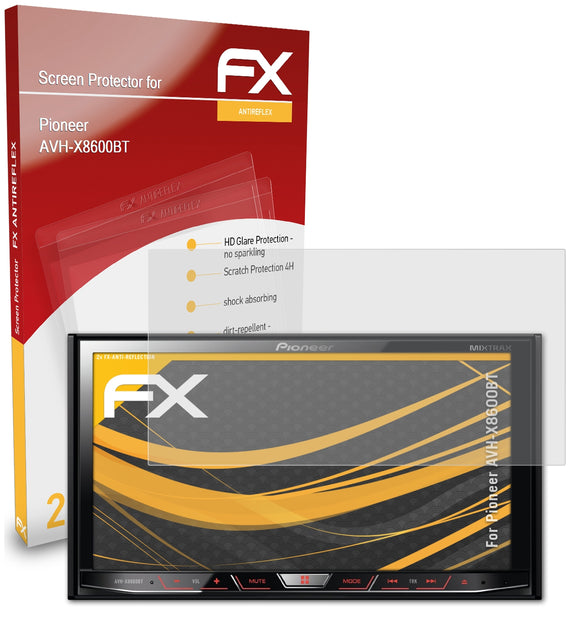 atFoliX FX-Antireflex Displayschutzfolie für Pioneer AVH-X8600BT