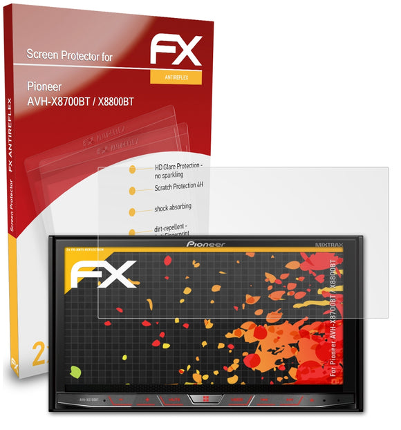 atFoliX FX-Antireflex Displayschutzfolie für Pioneer AVH-X8700BT / X8800BT
