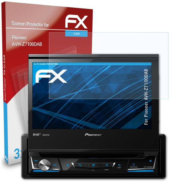 atFoliX FX-Clear Schutzfolie für Pioneer AVH-Z7100DAB