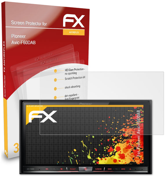 atFoliX FX-Antireflex Displayschutzfolie für Pioneer Avic-F60DAB