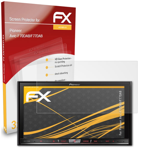 atFoliX FX-Antireflex Displayschutzfolie für Pioneer Avic-F70DAB/F77DAB