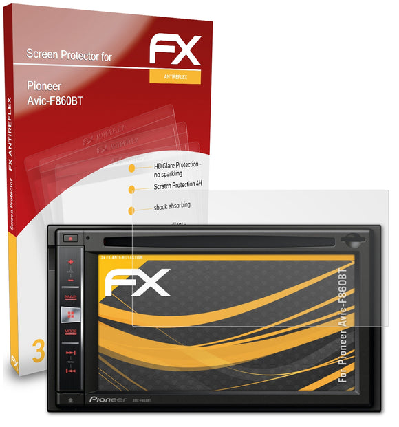 atFoliX FX-Antireflex Displayschutzfolie für Pioneer Avic-F860BT