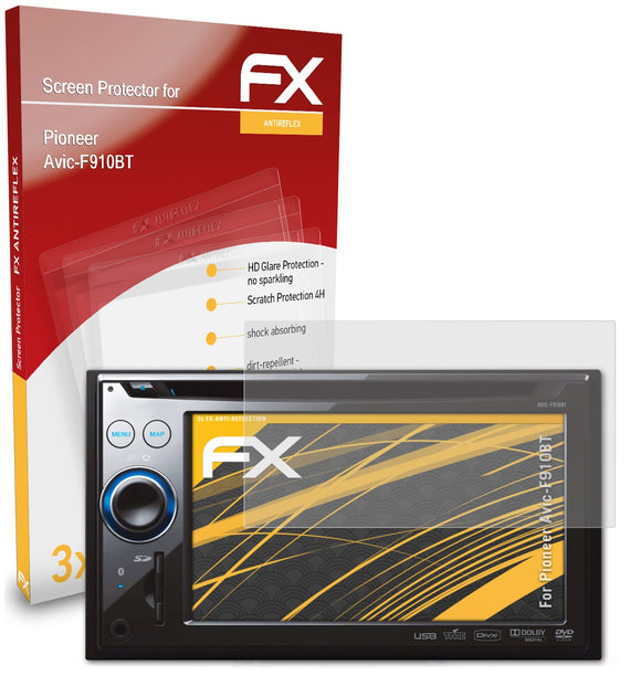 atFoliX FX-Antireflex Displayschutzfolie für Pioneer Avic-F910BT