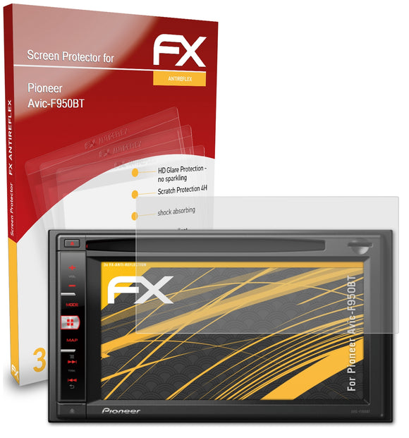 atFoliX FX-Antireflex Displayschutzfolie für Pioneer Avic-F950BT