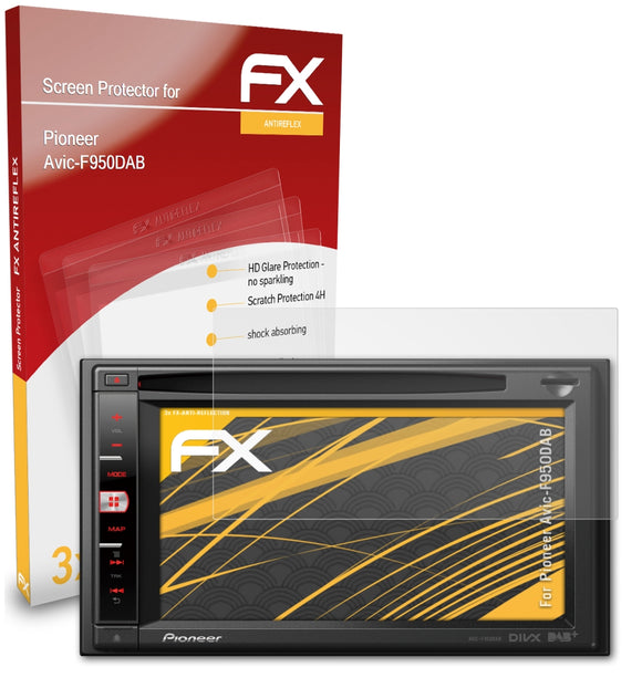atFoliX FX-Antireflex Displayschutzfolie für Pioneer Avic-F950DAB