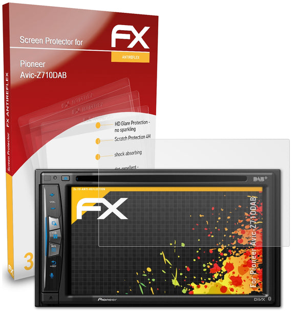 atFoliX FX-Antireflex Displayschutzfolie für Pioneer Avic-Z710DAB