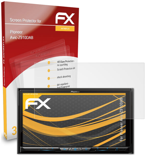 atFoliX FX-Antireflex Displayschutzfolie für Pioneer Avic-Z910DAB